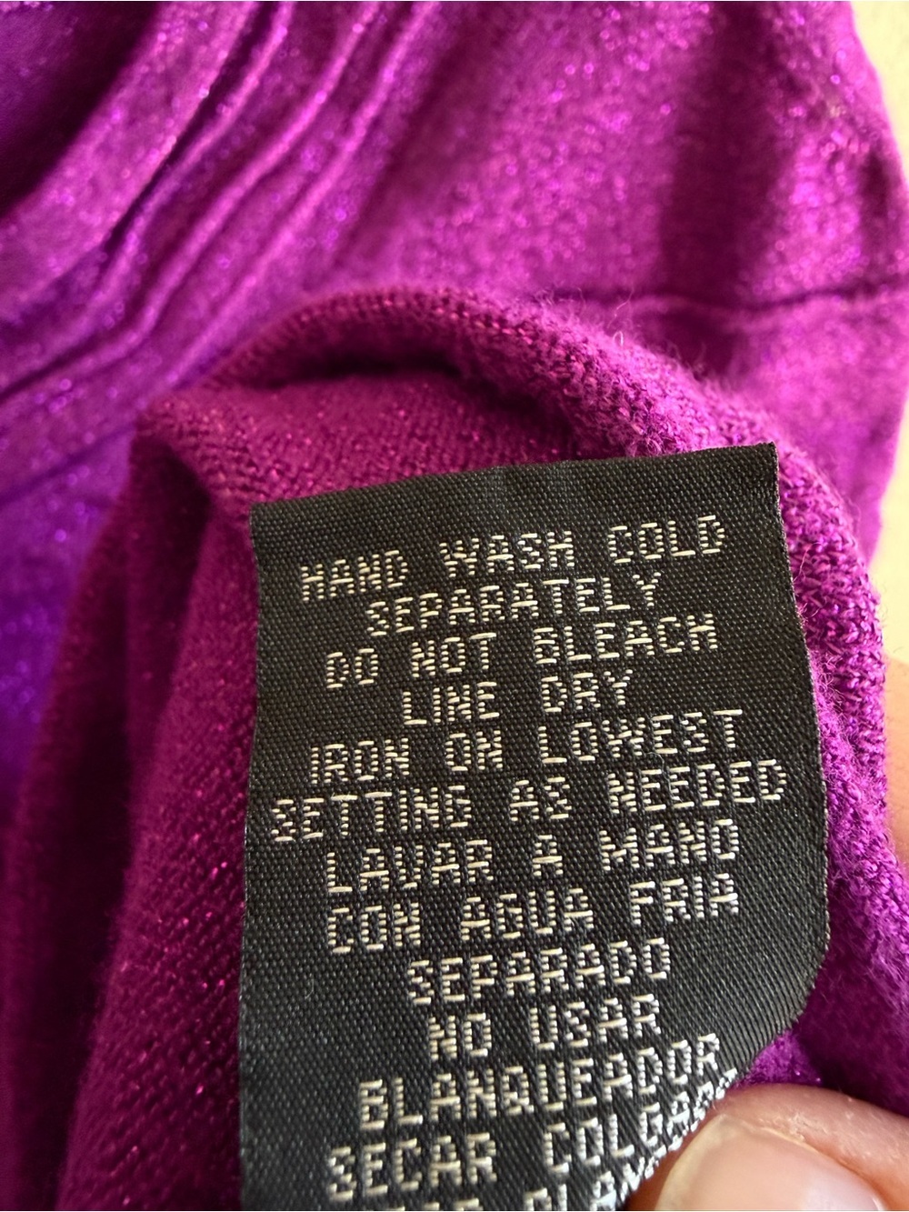 Rampage Y2K Purple Bandage Knit Tank Top Ruched V-Neck Fitted Stretch Clubwear - Picture 10 of 10